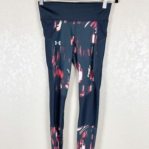 Under Armour Speed Pocket black red leggings